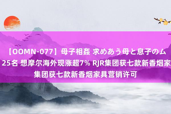 【OOMN-077】母子相姦 求めあう母と息子のムスコ 4時間 25名 想摩尔海外现涨超7% RJR集团获七款新香烟家具营销许可