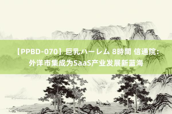 【PPBD-070】巨乳ハーレム 8時間 信通院：外洋市集成为SaaS产业发展新蓝海