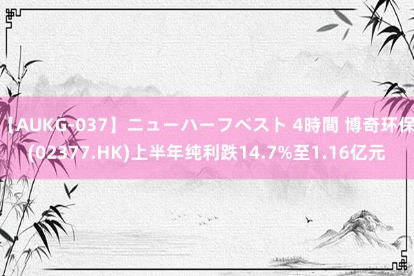 【AUKG-037】ニューハーフベスト 4時間 博奇环保(02377.HK)上半年纯利跌14.7%至1.16亿元