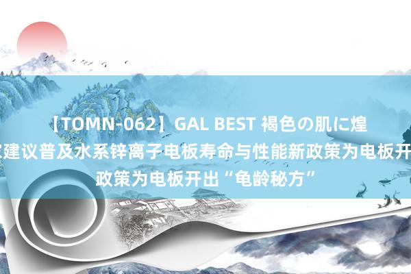 【TOMN-062】GAL BEST 褐色の肌に煌く汗  我科学家建议普及水系锌离子电板寿命与性能新政策为电板开出“龟龄秘方”