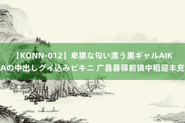 【KONN-012】卑猥な匂い漂う黒ギャルAIKAの中出しグイ込みビキニ 广昌县驿前镇中稻迎丰充